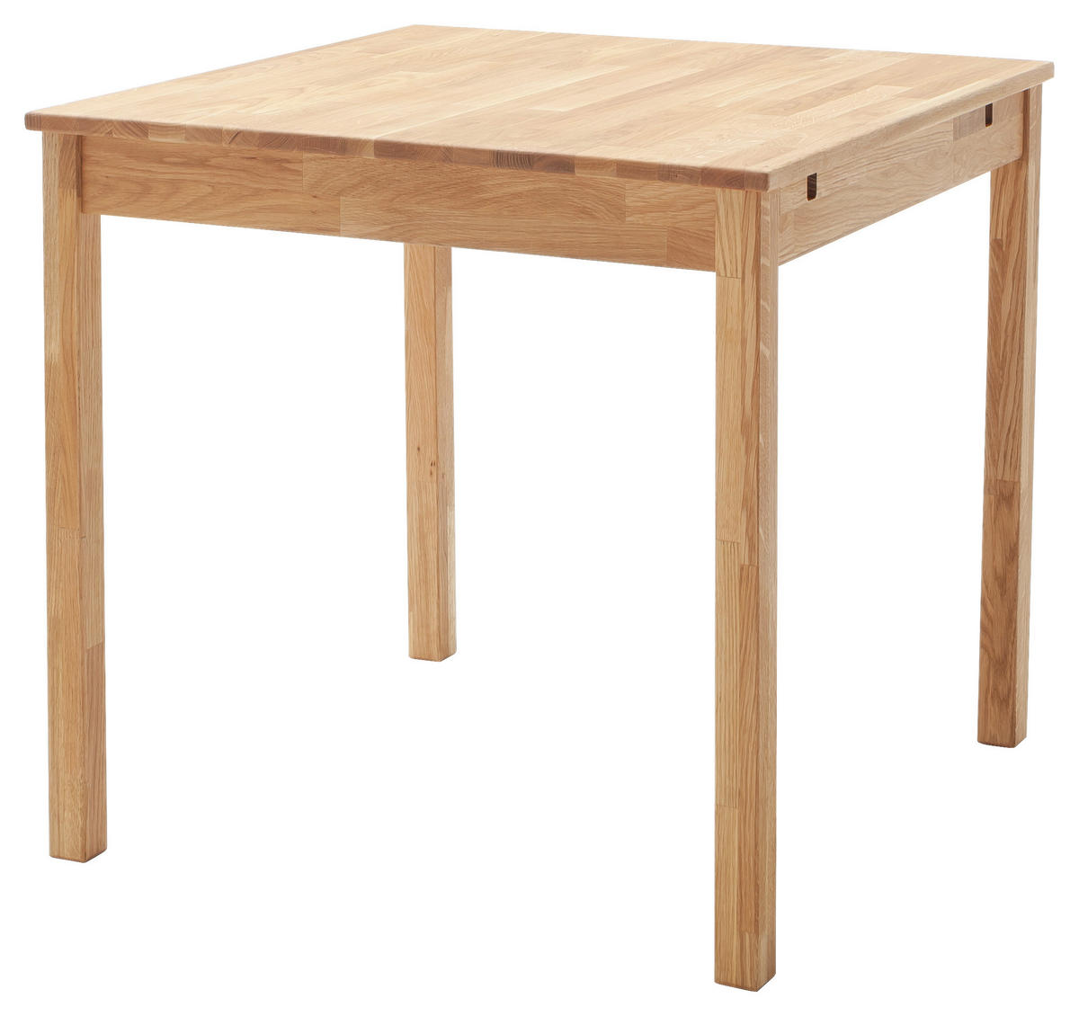 JÍDELNÍ STŮL, barvy dubu, 80/80/76 cm - barvy dubu, Natur, dřevo (80/80/76cm) - MID.YOU