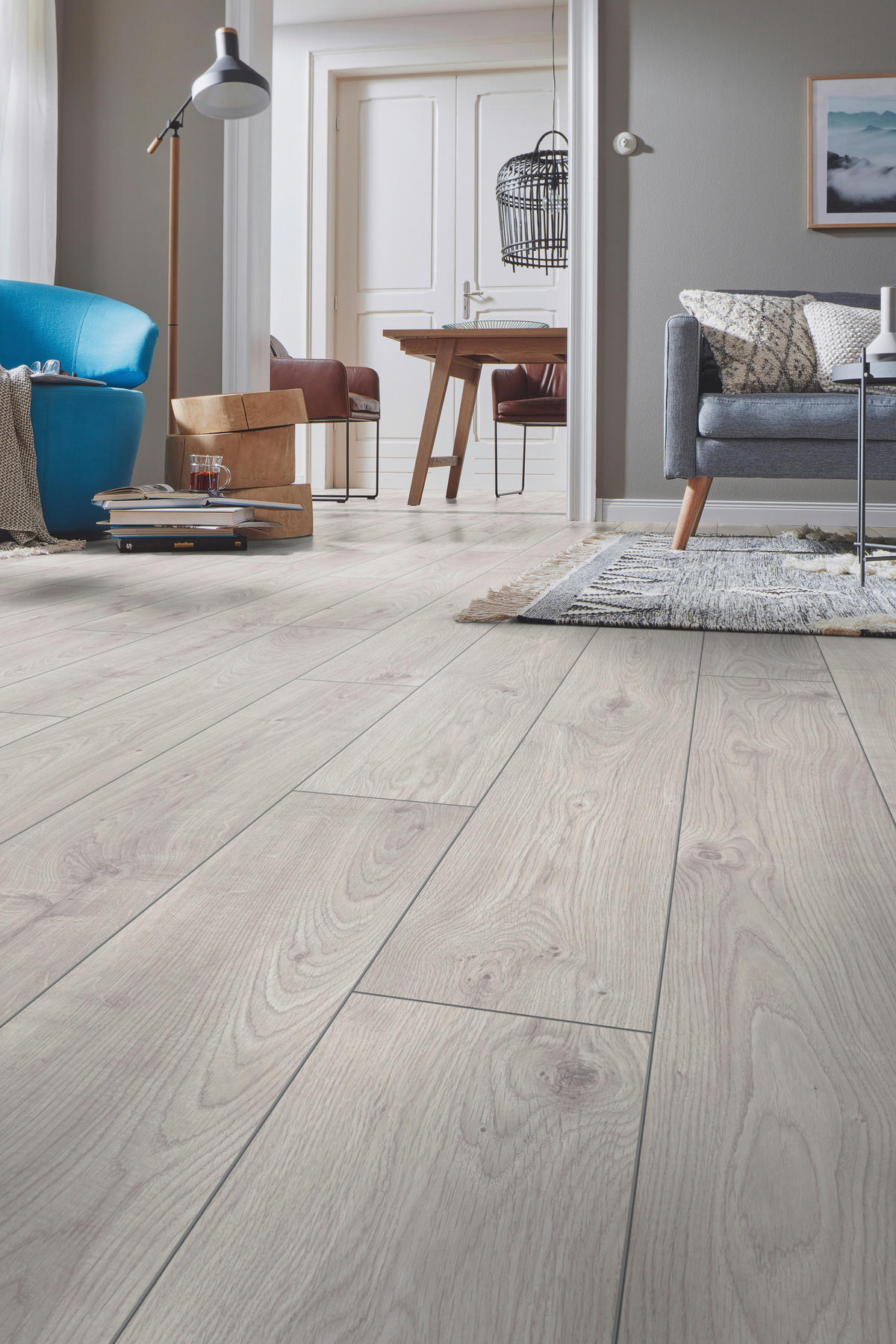 LAMINATBODEN Exquisit  - Eichefarben, KONVENTIONELL, Holz (138.0/19.3/0.8cm)