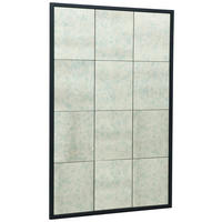 DEKOSPIEGEL 80/120/2 cm    in rechteckig  - Klar/Schwarz, Design, Glas/Holzwerkstoff (80/120/2cm) - MID.YOU