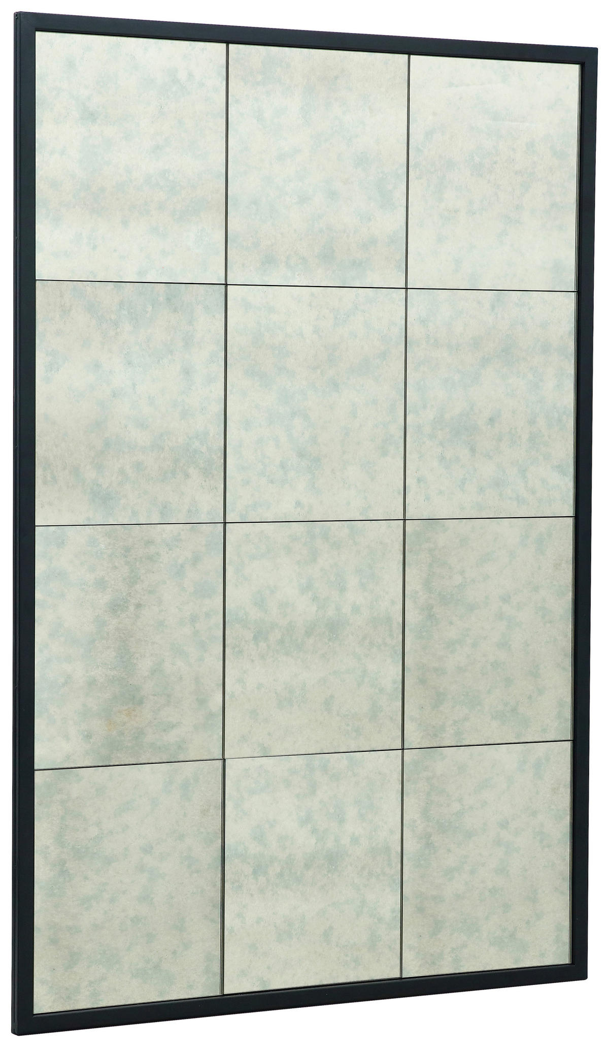 DEKOSPIEGEL 80/120/2 cm    in rechteckig  - Klar/Schwarz, Design, Glas/Holzwerkstoff (80/120/2cm) - MID.YOU