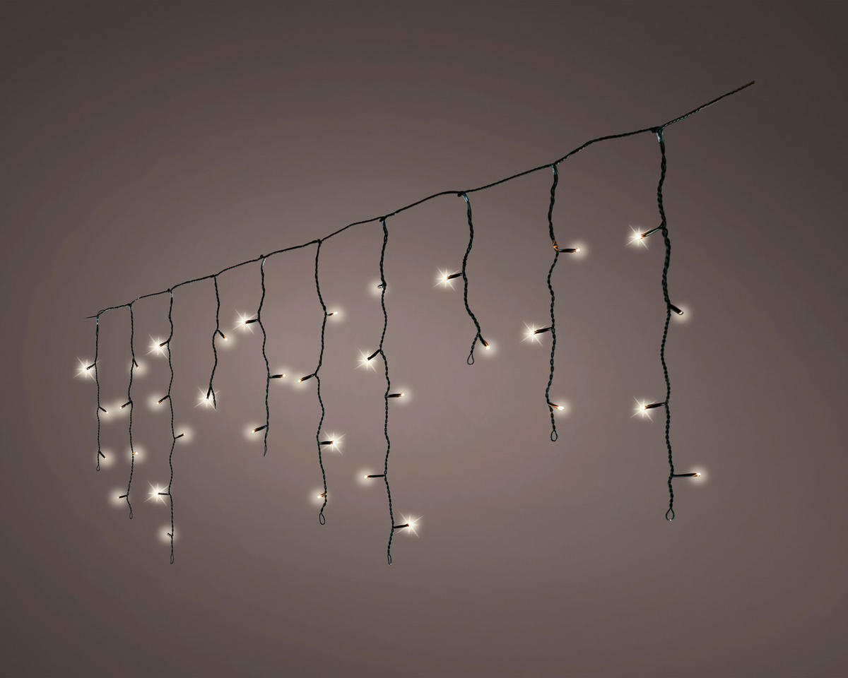 LICHTERKETTE 1100 cm  - Schwarz, Basics, Kunststoff (1100cm)