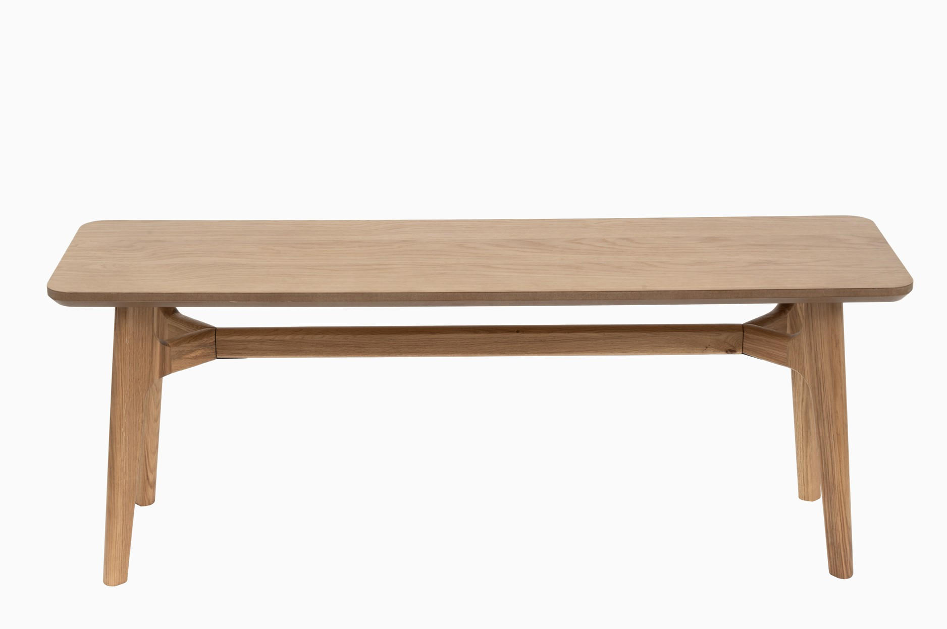 SITZBANK 120/45/35 cm Naturfarben Eiche furniert, massiv  - Naturfarben, Design, Holz (120/45/35cm) - Livetastic