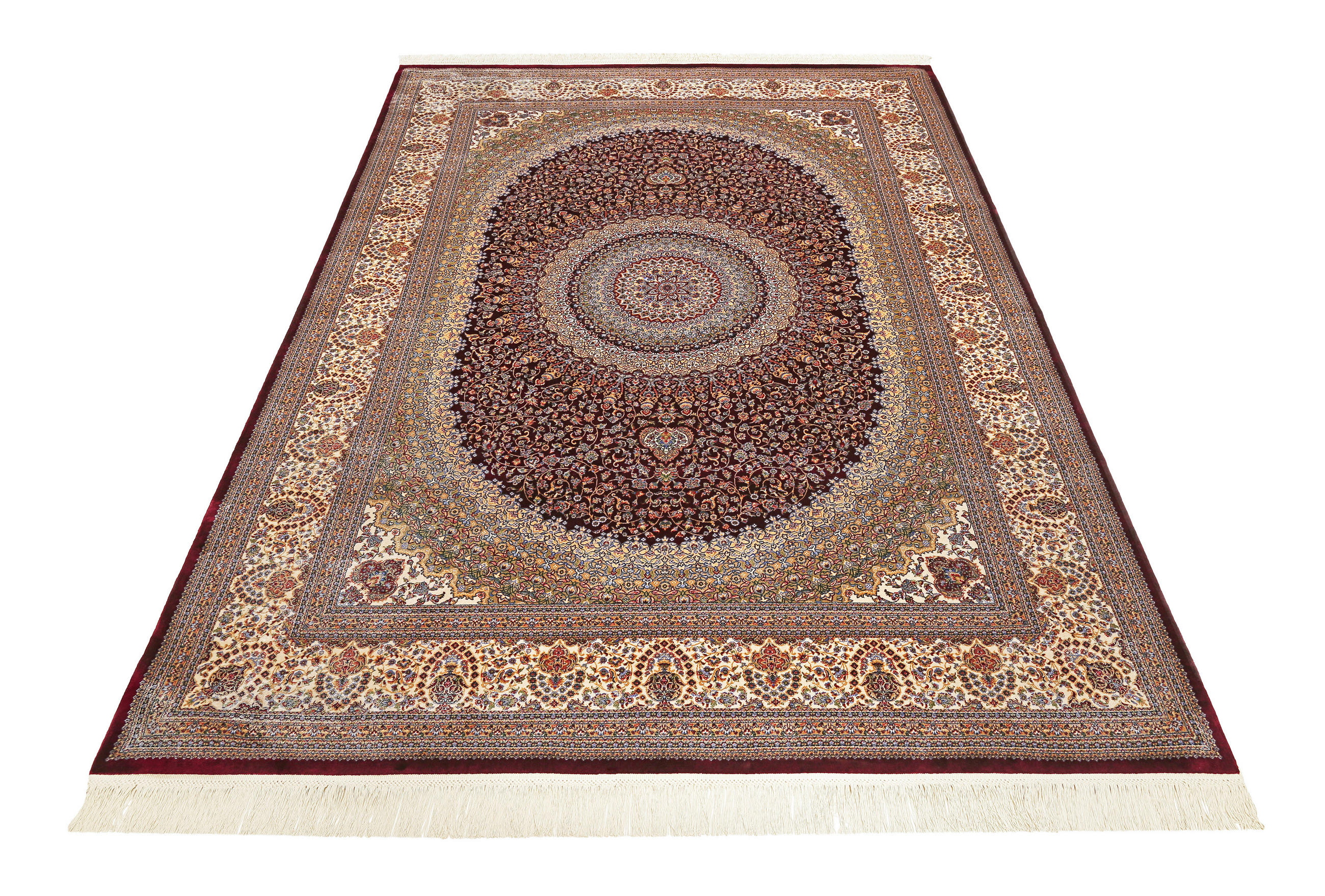 Thumbnail - Novel Webteppich Täbriz, Rot, Textil, orientalisch, rechteckig, 300x400 cm, Textiles Vertrauen - Oeko-Tex®, Hohenstein, ...
