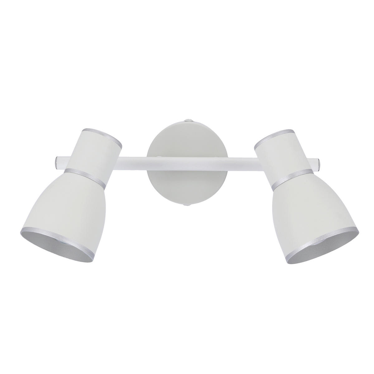 TAKLAMPA Fido 35/8/16 cm  - vit/kromfärg, Klassisk, metall (35/8/16cm)