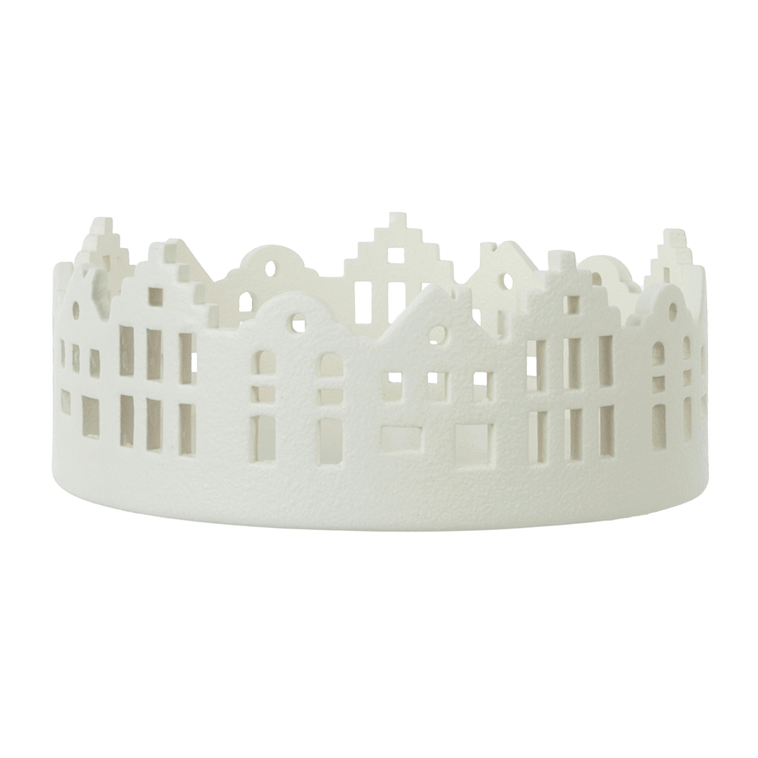 DEKOHAUS  - Weiß, LIFESTYLE, Keramik (20/7,6cm) - X-Mas