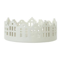 DEKOHAUS  - Weiß, LIFESTYLE, Keramik (20/7,6cm) - X-Mas