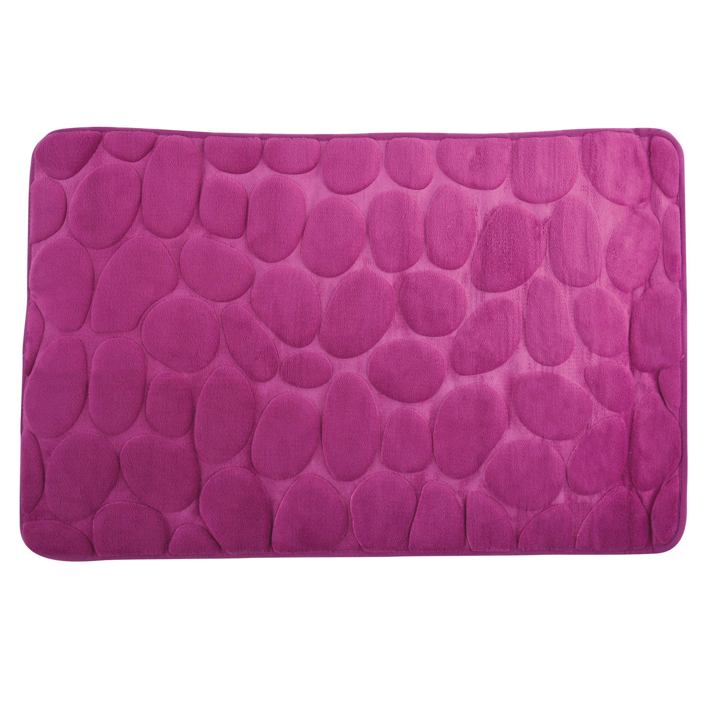 BADEMATTE Violett 50/80 cm  - Violett, MODERN, Textil (50/80cm) - MSV
