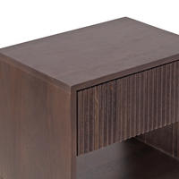 NACHTKÄSTCHEN 40/34/30 cm  in Hartholz Mangoholz Walnussfarben  - Walnussfarben, MODERN, Holz (40/34/30cm) - MID.YOU