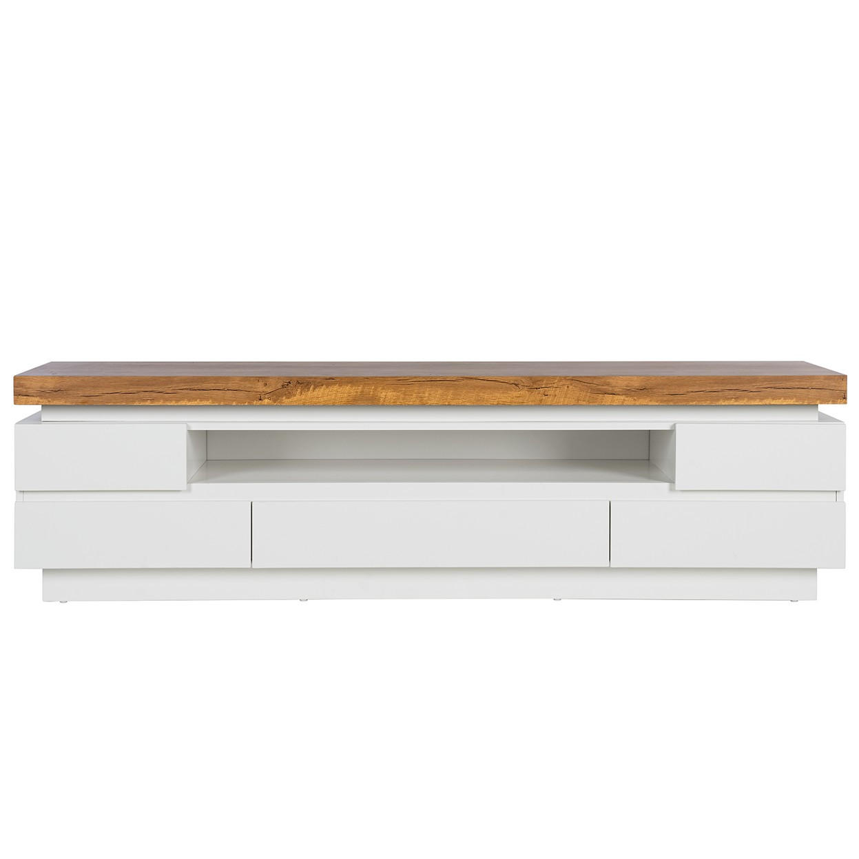 LOWBOARD  in 175/48/40 cm  - Eichefarben/Weiß, Design, Holzwerkstoff (175/48/40cm) - Livetastic