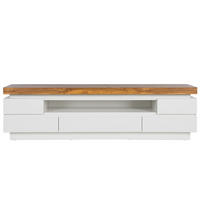 LOWBOARD  in 175/48/40 cm  - Eichefarben/Weiß, Design, Holzwerkstoff (175/48/40cm) - Livetastic