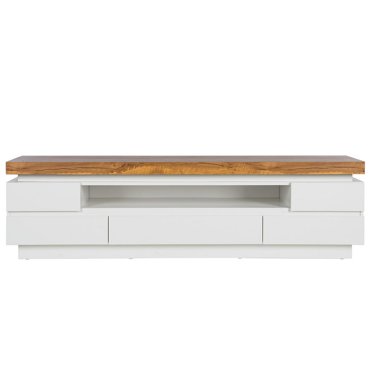 LOWBOARD  in 175/48/40 cm  - Eichefarben/Weiß, Design, Holzwerkstoff (175/48/40cm) - Livetastic
