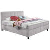 BOXSPRINGBETT 160/200 cm  in Grau  - Schwarz/Grau, Konventionell, Kunststoff/Textil (160/200cm) - Hom`in