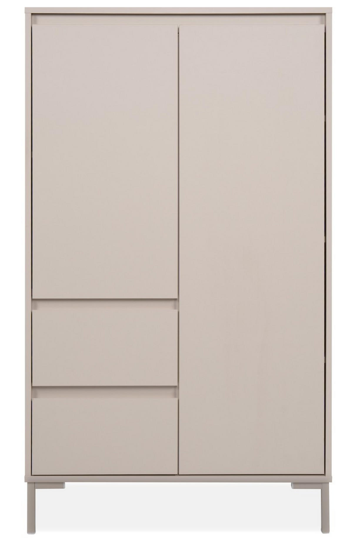 HIGHBOARD  81/139/40 cm 2 Schublade(n)  - Kaschmir, Design, Holzwerkstoff/Metall (81/139/40cm) - MID.YOU