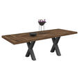 ESSTISCH 210(310)/100/77,5 cm Nachbildung  Holzwerkstoff ausziehbar, in verschiedenen Holzdekoren erhältlich rechteckig Grau, Eichefarben  - Eichefarben/Grau, MODERN, Holzwerkstoff (210(310)/100/77,5cm) - Hom`in