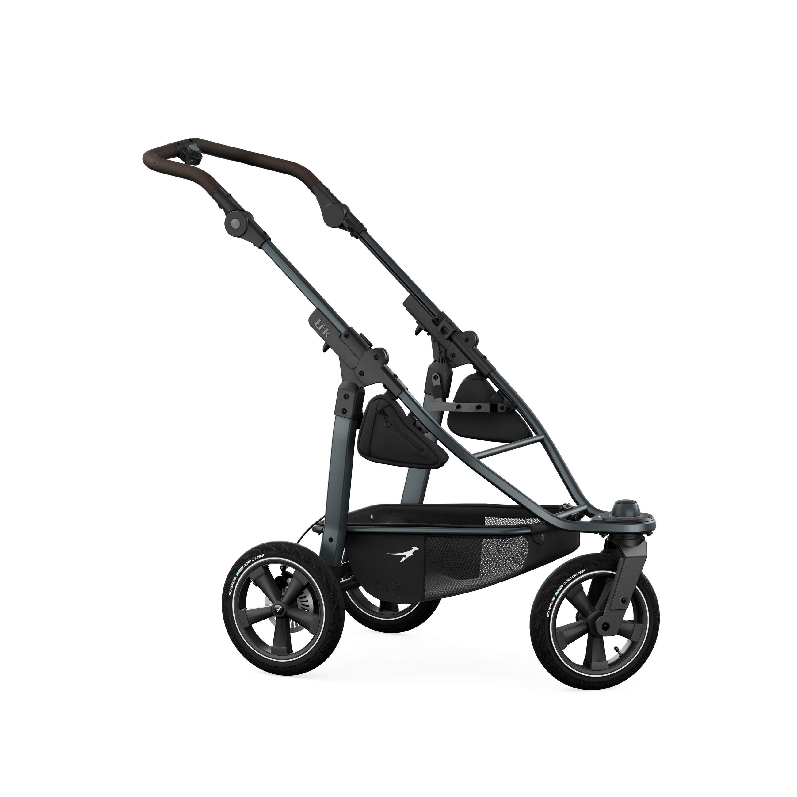 KINDERWAGENGESTELL  - Anthrazit, Basics, Metall (58/120/111cm) - TFK