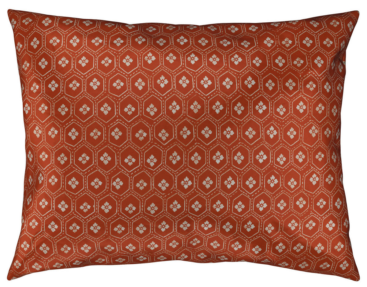 OBOJSTRANNÁ POSTEĽNÁ BIELIZEŇ, satén, hrdzavá, 140/200 cm - hrdzavá, Konventionell, textil (140/200cm) - Esposa