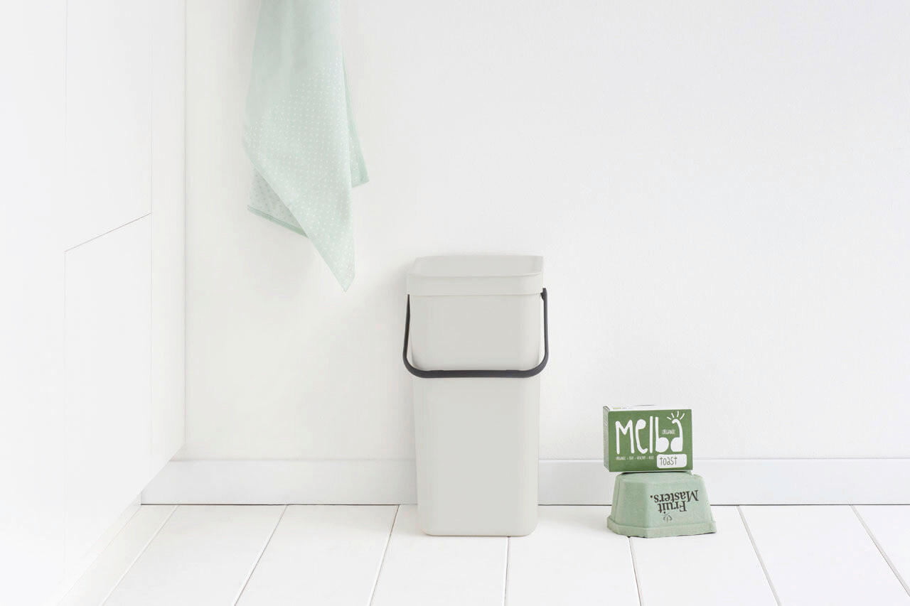 ABFALLEIMER SORT & GO 16 L  - Hellgrau, Basics, Kunststoff (22/40.1/27.9cm) - Brabantia