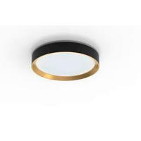 LED PLAFONJERA - zlatna/crna, Dizajnerski, metal/plastika (38.4/7cm) - Philips
