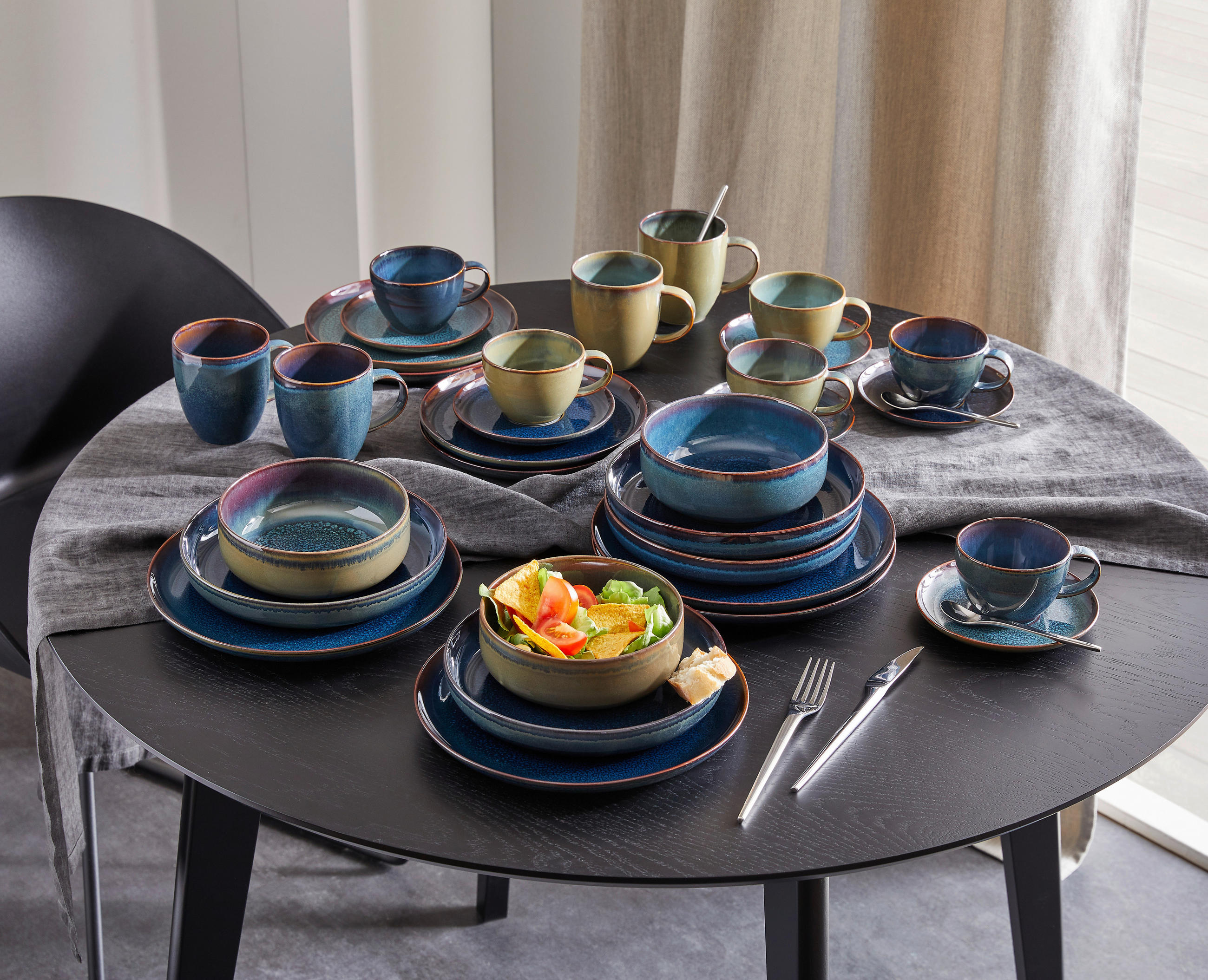 KAFFEETASSE Crafted 250 ml  - Dunkelblau, LIFESTYLE, Keramik (247ml) - like.Villeroy & Boch
