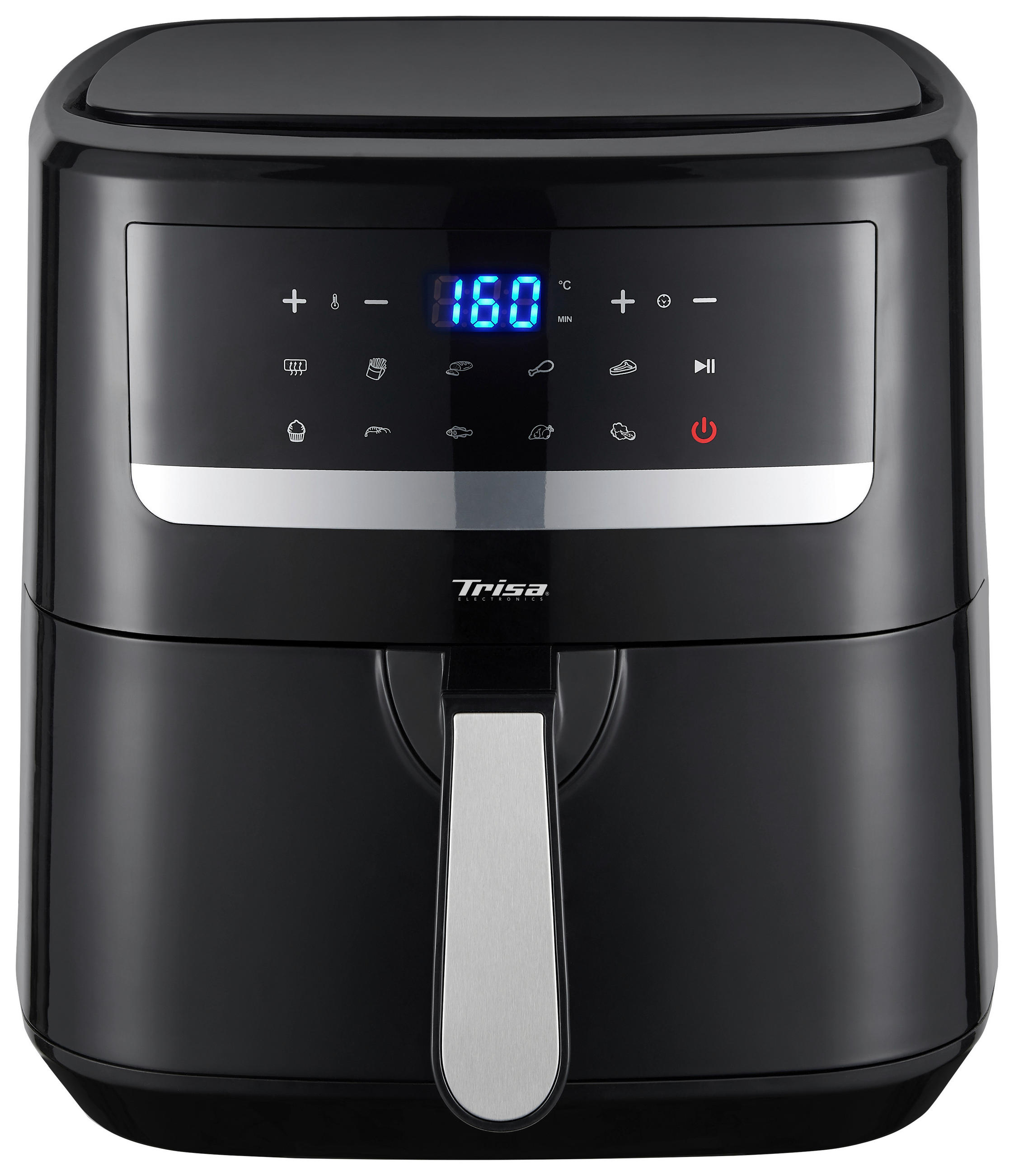 HEIßLUFTFRITTEUSE 7,5 L  - Schwarz, KONVENTIONELL, Kunststoff (38,3/32,2/32,7cm) - Trisa Electronics