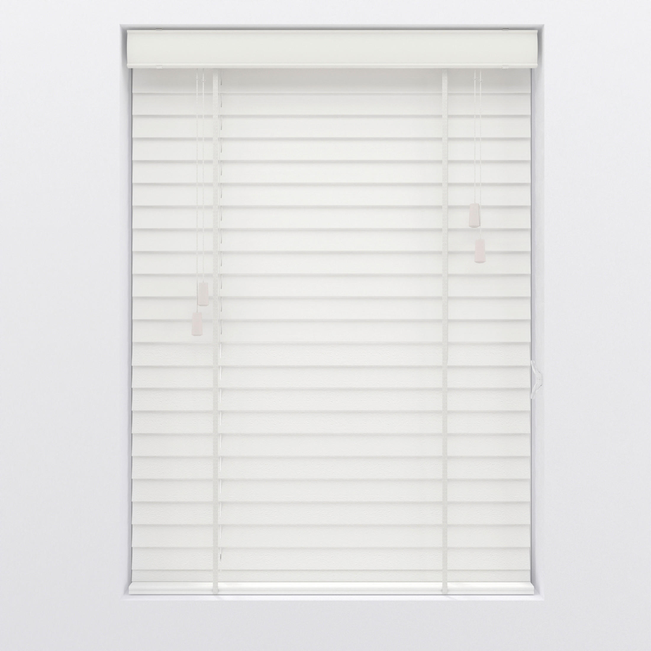 JALOUSIE  halbtransparent  150/130 cm    - Weiß, Natur, Holz (150/130cm)