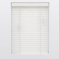 JALOUSIE  halbtransparent  150/130 cm    - Weiß, Natur, Holz (150/130cm)