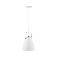 HÄNGELEUCHTE EVA 26,5/120 cm   - Weiß, Design, Metall (26,5/120cm) - Boxxx