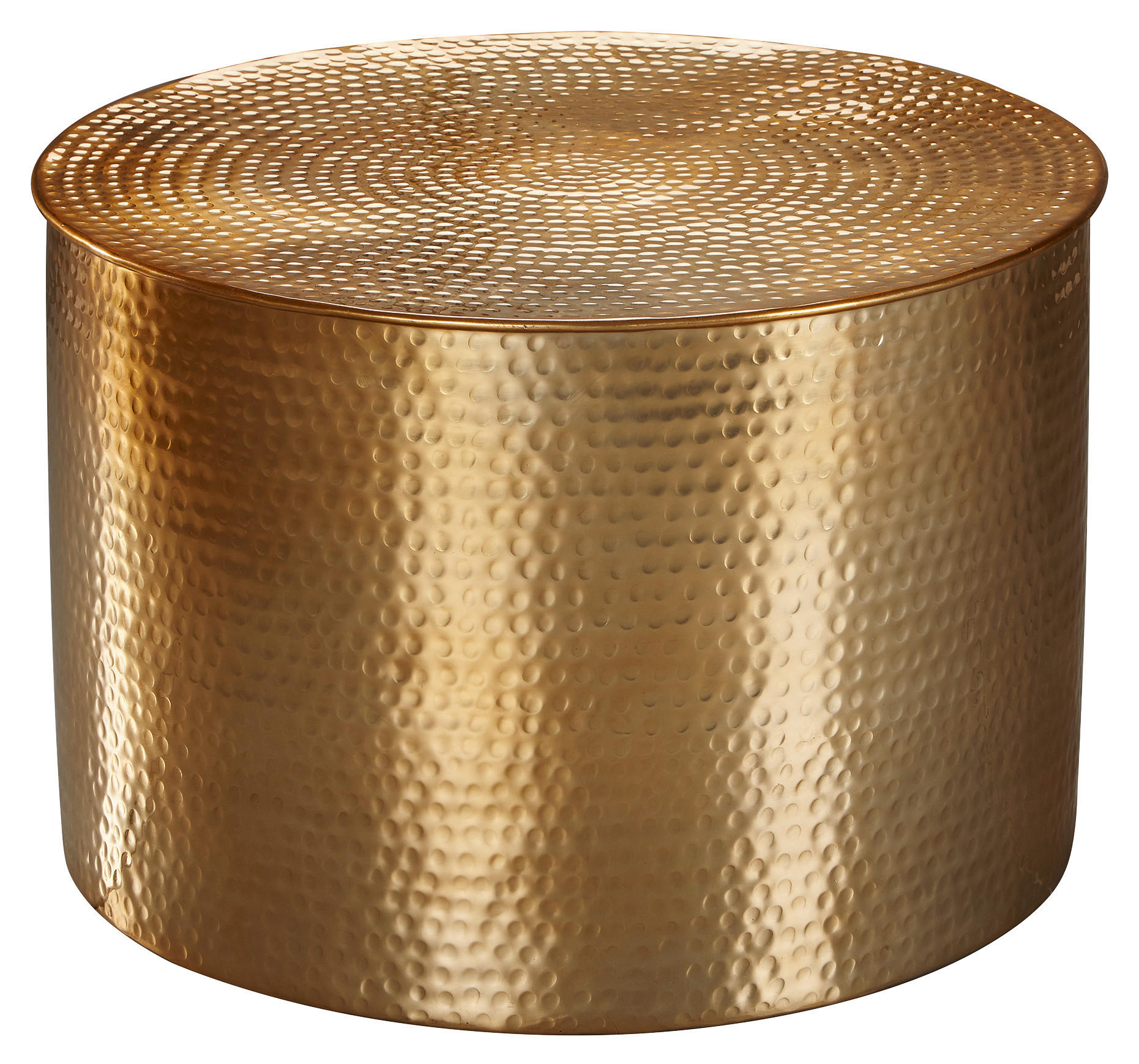 DOHÁNYZÓASZTAL fém 61/61/40,5 cm   - arany, Lifestyle, fém (61/61/40,5cm) - MID.YOU