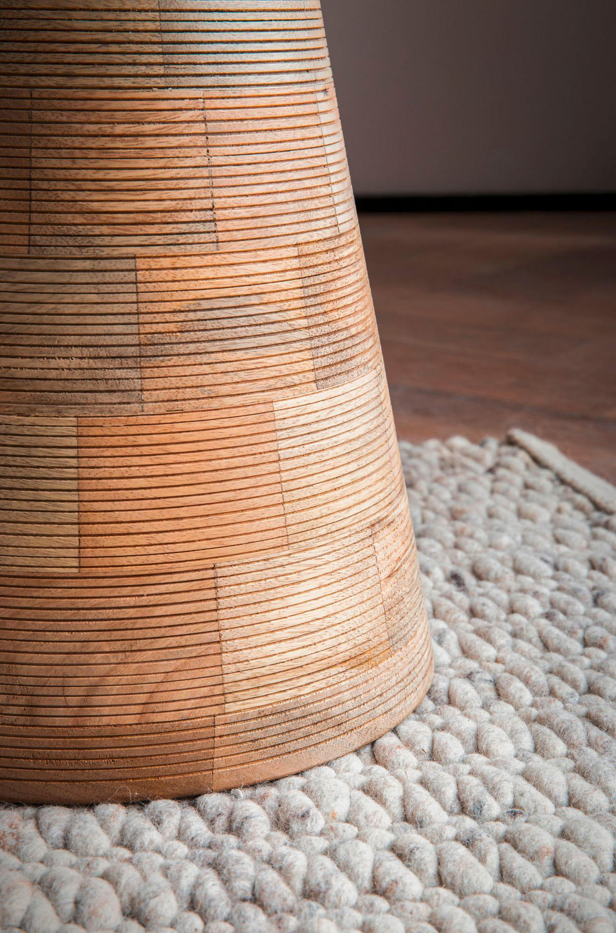 BEISTELLTISCH in Holz 37/37/45 cm  - Braun, Design, Holz (37/37/45cm) - Livetastic