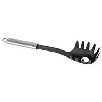 SPAGHETTILÖFFEL - Silberfarben/Schwarz, Basics, Kunststoff/Metall (30cm) - Homeware Profession.