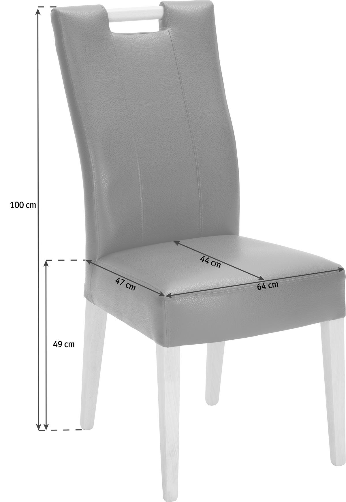 SZÉK fa, textil bükk, sötétbarna  - sötétbarna/bükk, Konventionell, textil/fa (64/100/47cm) - Cantus