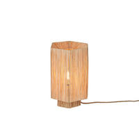 TISCHLEUCHTE - Hellbraun, Basics, Naturmaterialien (22/22/36cm) - Good & Mojo
