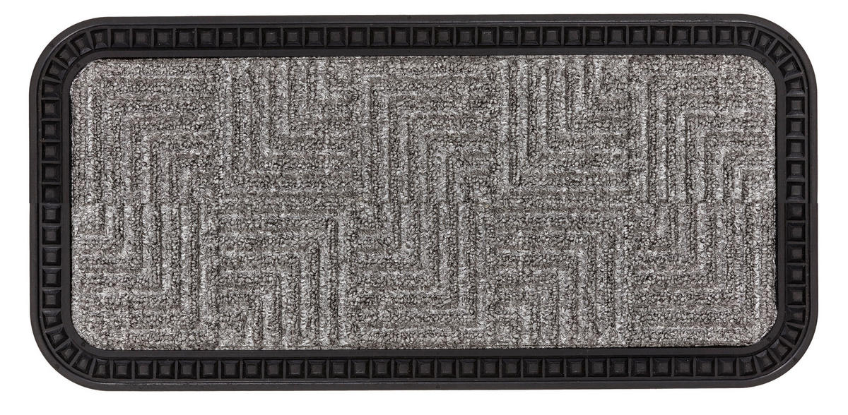 FUSSMATTE - Grau, Konventionell, Textil (25/60cm) - Esposa