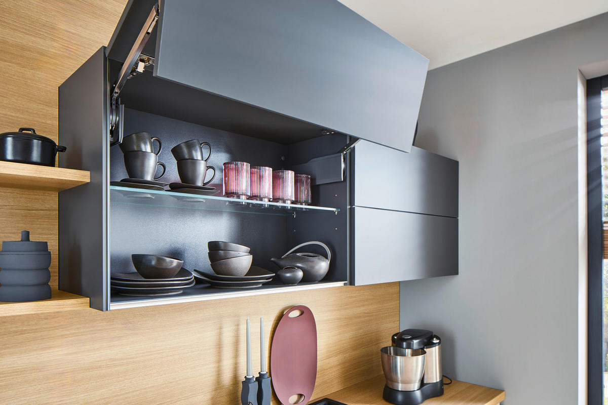 EINBAUKÜCHE   - Weiß, Design, Holzwerkstoff - Dieter Knoll
