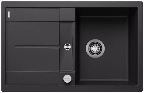 SPÜLE 525914  - Schwarz, Basics, Stein (78/19/50cm) - Blanco