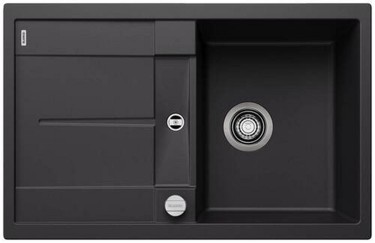 SPÜLE 525914  - Schwarz, Basics, Stein (78/19/50cm) - Blanco