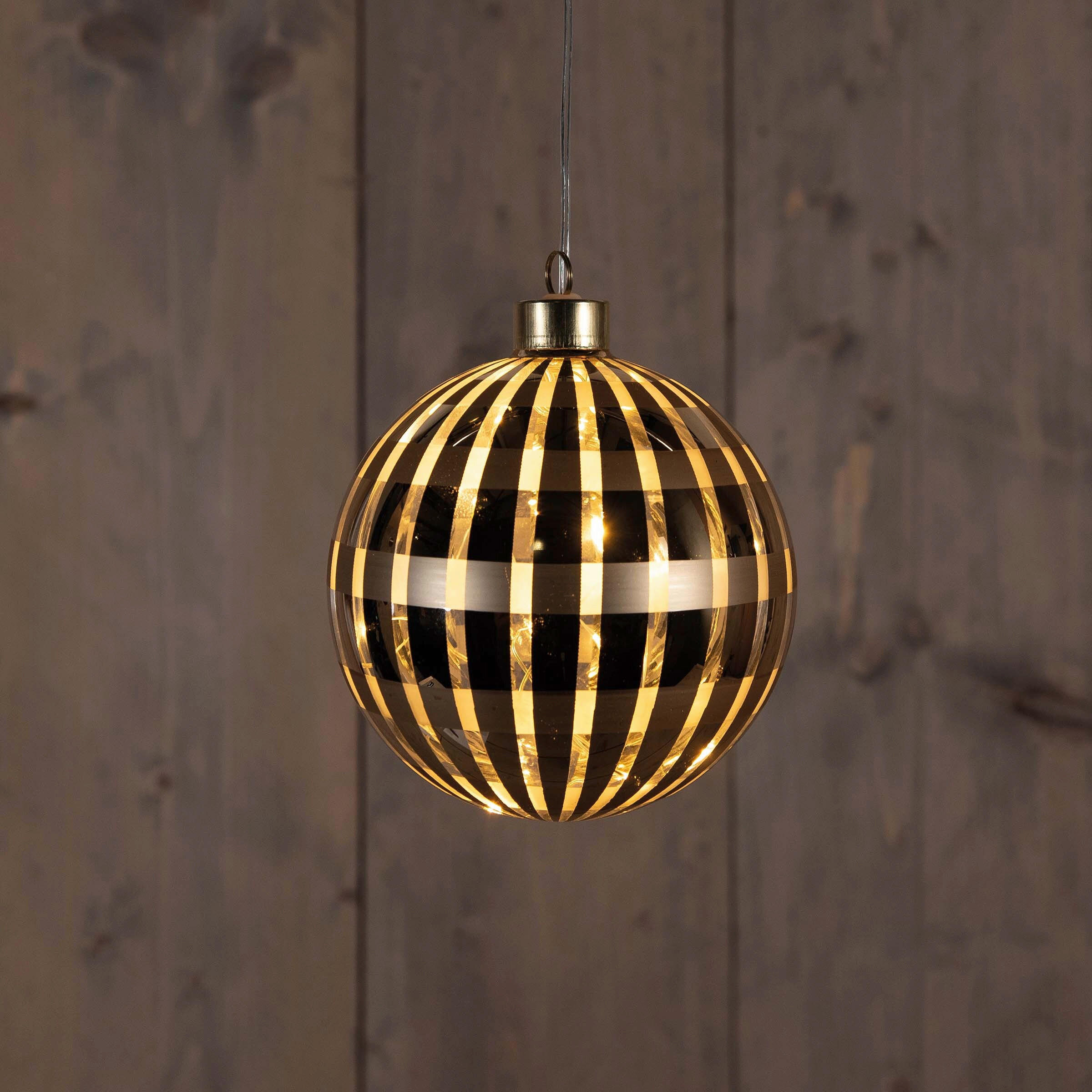 LED-DEKOLEUCHTE 12 cm  - Goldfarben, Basics, Glas (12cm) - X-Mas