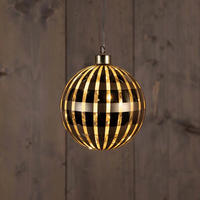 LED-DEKOLEUCHTE 12 cm  - Goldfarben, Basics, Glas (12cm) - X-Mas