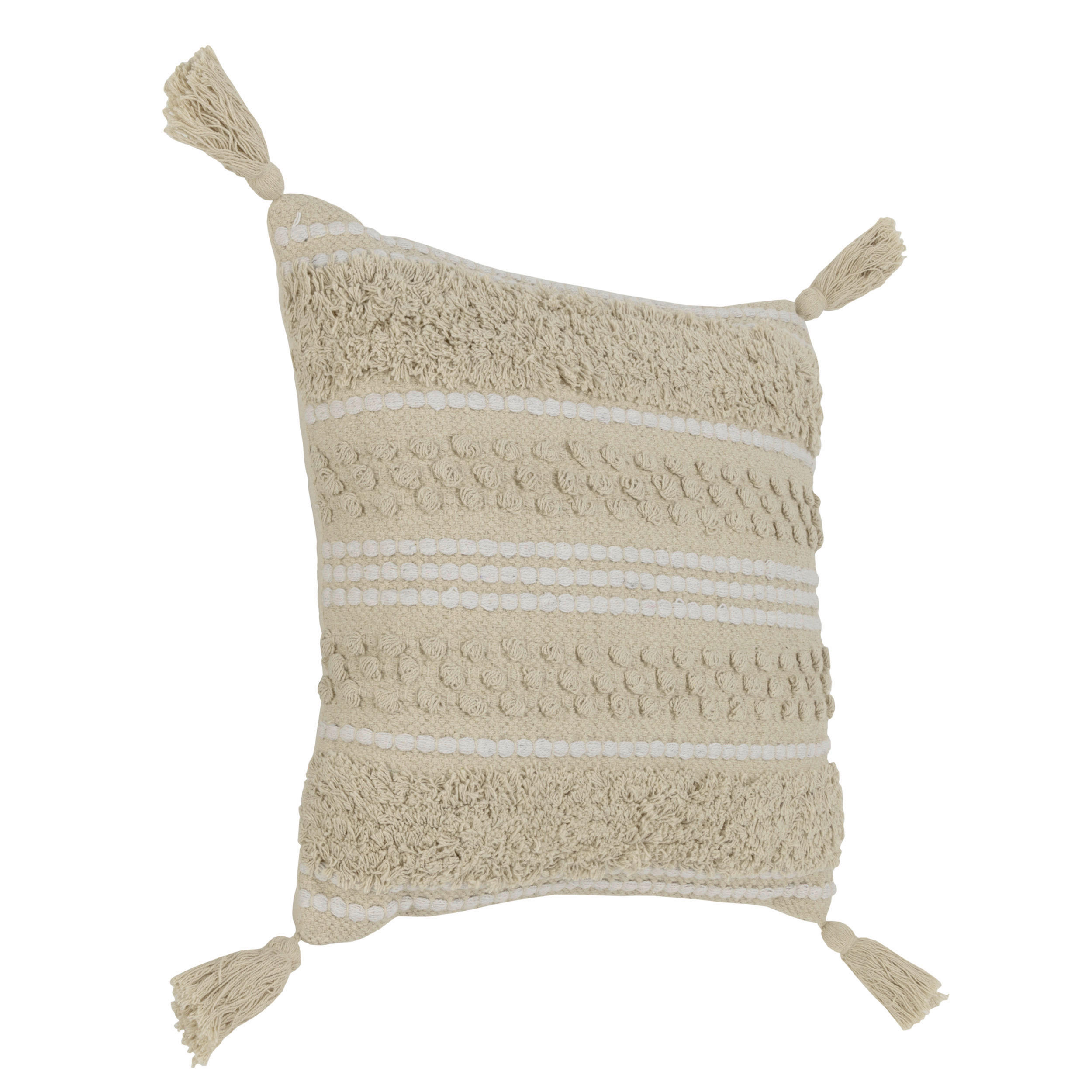 ZIERKISSEN  45/45 cm   - Beige/Creme, Basics, Textil (45/45cm) - Eglo