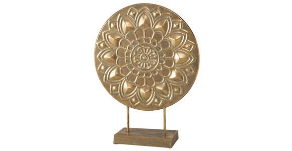 SKULPTUR - Goldfarben, Trend, Metall (37/12/49cm) - Ambia Home