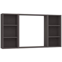 WANDSPIEGEL 120/64/18 cm    in rechteckig  - Grau, MODERN, Glas/Holzwerkstoff (120/64/18cm) - Held