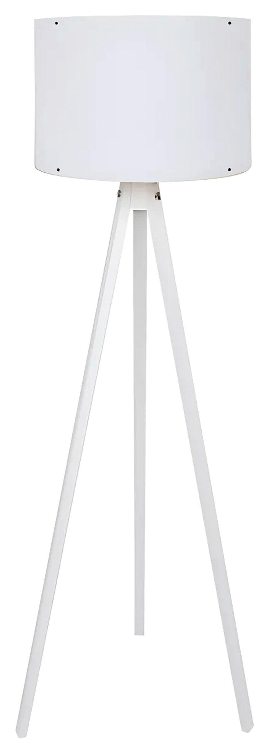 STEHLEUCHTE Modern 38/145 cm  - Weiß, Design, Holzwerkstoff/Kunststoff (38/145cm) - P & B