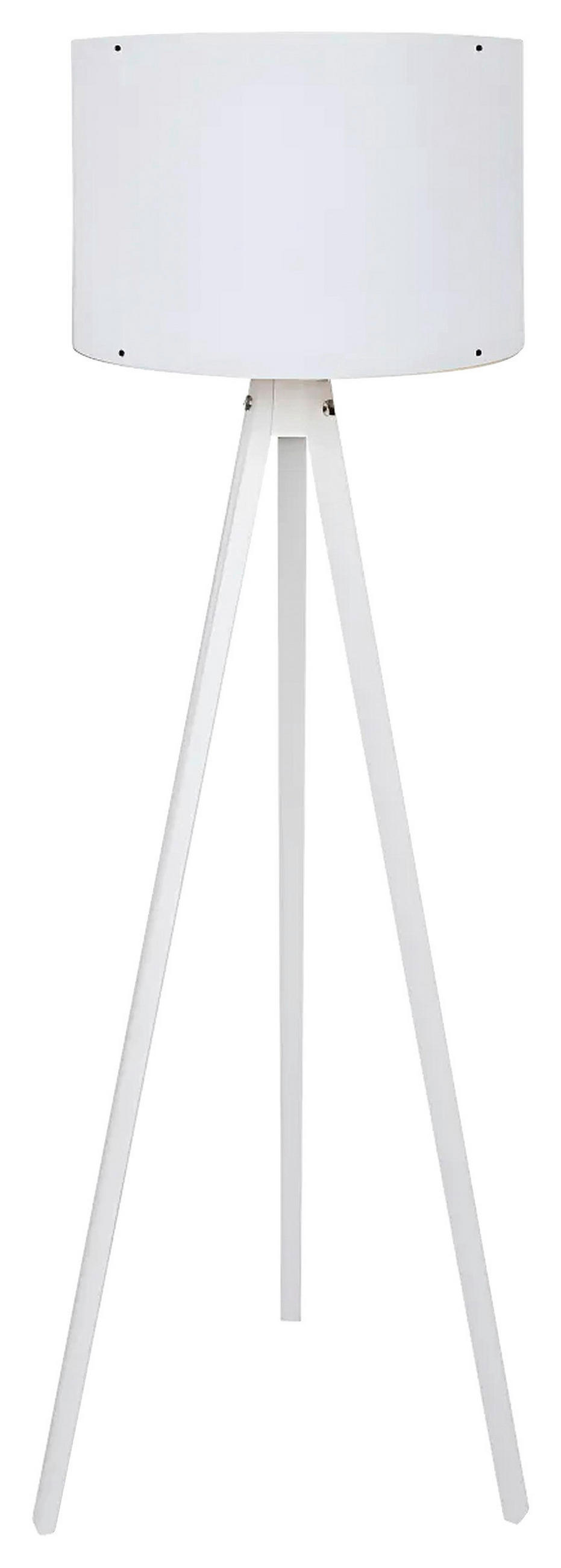 STEHLEUCHTE Modern 38/145 cm  - Weiß, Design, Holzwerkstoff/Kunststoff (38/145cm) - P & B