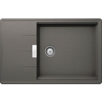 SPÜLE TIAD100LSASIL  - Grau, Basics, Stein (78/50cm) - Schock