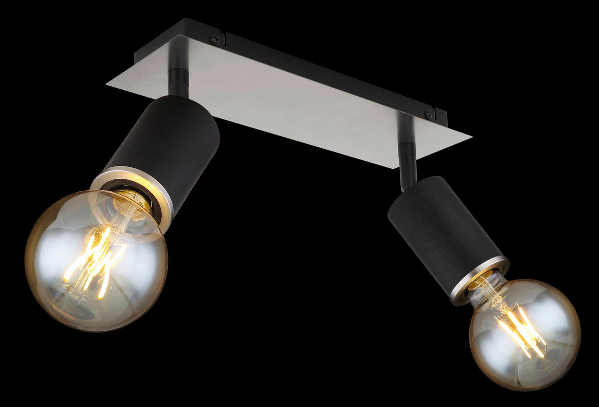 REFLEKTOR JOSEBA  - boje nikla/crna, Basics, drvo/metal (31/10/18cm) - Globo