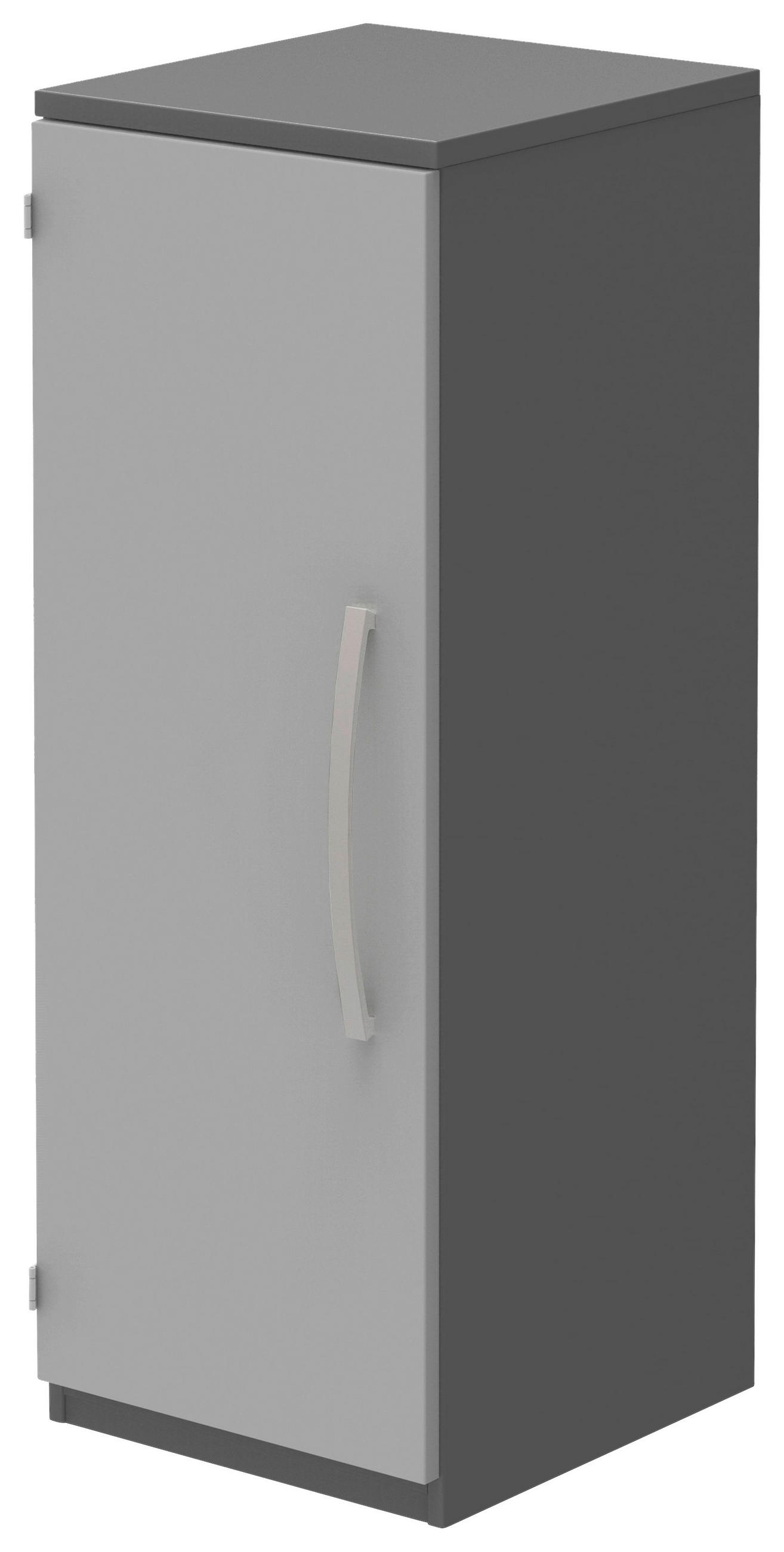 AKTENSCHRANK Anthrazit, Hellgrau  - Anthrazit/Hellgrau, KONVENTIONELL, Holzwerkstoff (40/111,7/43cm) - Moderano