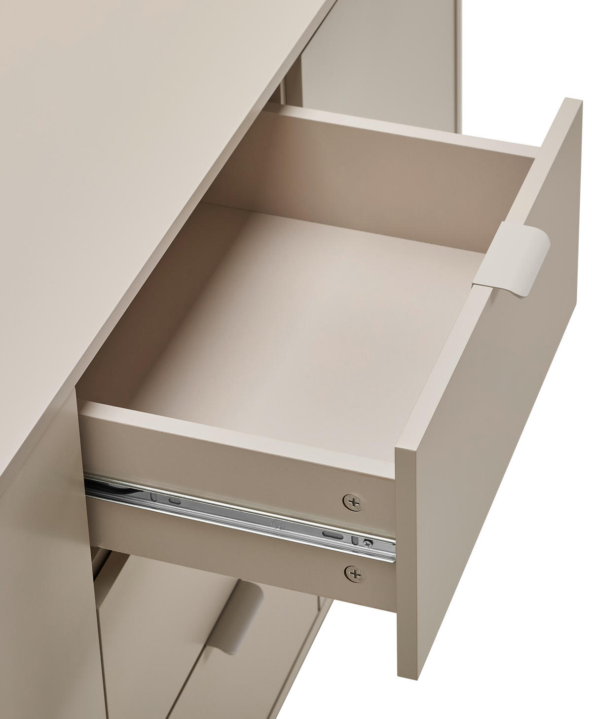 SIDEBOARD  140/80/40 cm 3 Schublade(n)  - Kaschmir, Design, Holzwerkstoff/Metall (140/80/40cm) - MID.YOU