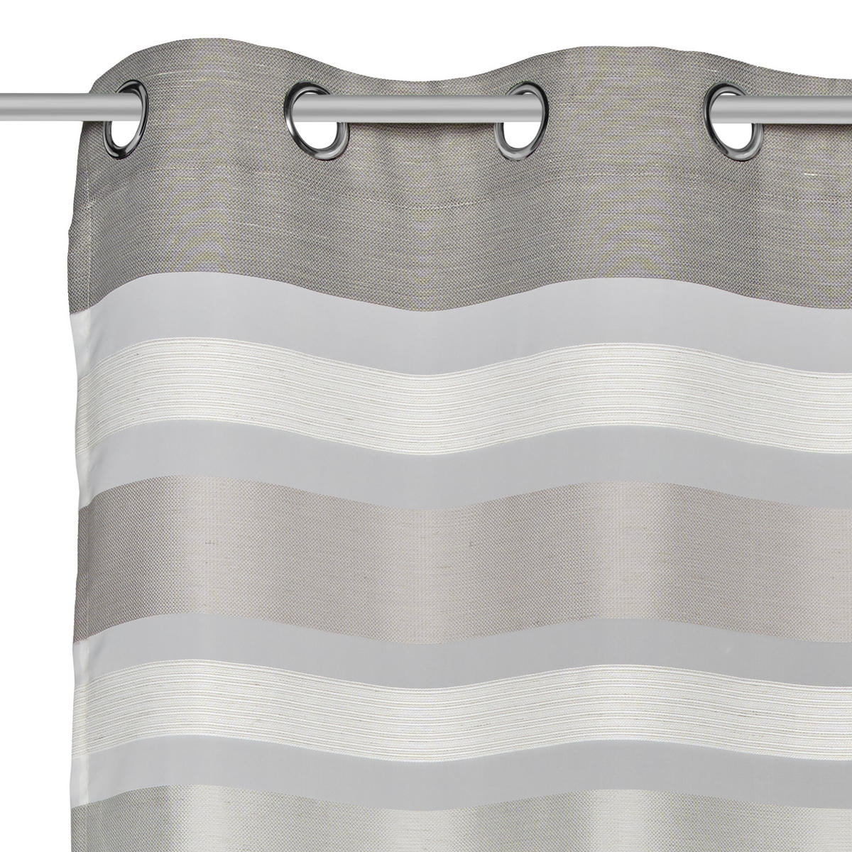 ÖSENSCHAL SOPHIE halbtransparent 135/245 cm   - Taupe, KONVENTIONELL, Textil (135/245cm) - Esposa