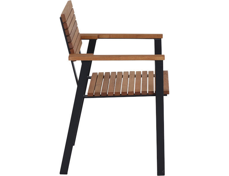 GARTENSESSEL-SET in Holz, Metall Naturfarben  - Naturfarben, Basics, Holz/Metall (60/83/58,5cm) - Siena Garden