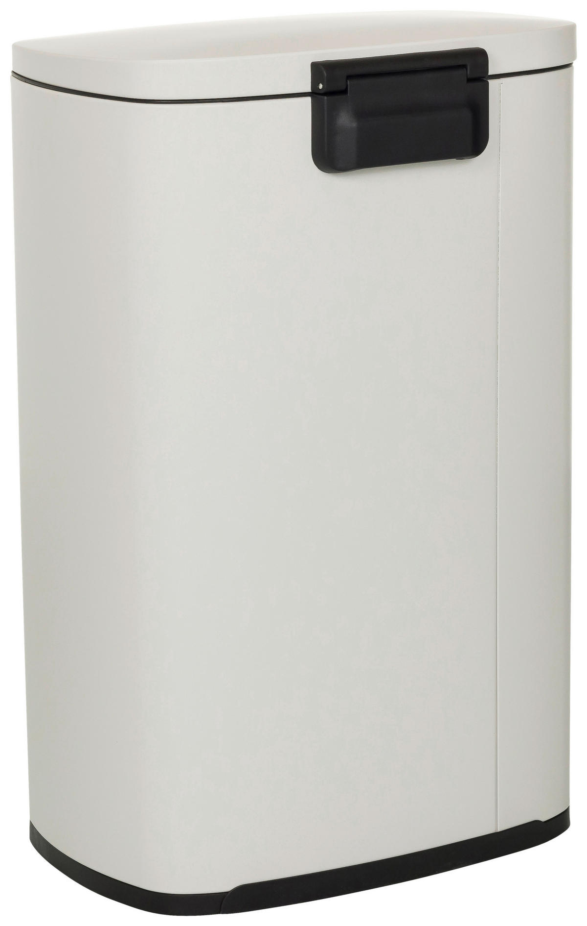 KOŠ NA ODPADKY  50 l - černá/béžová, Moderní, kov/plast (30/64/42,5cm) - MID.YOU